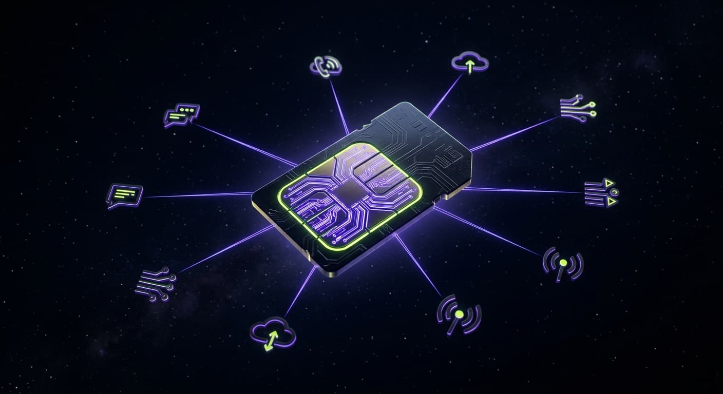 Circuit board technology representing SIM card and OTA infrastructure